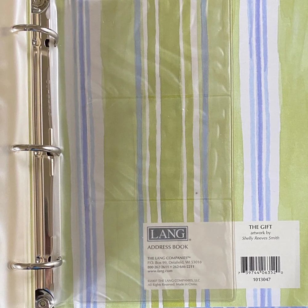Lang Gift Address Book with Additional Refill Pages